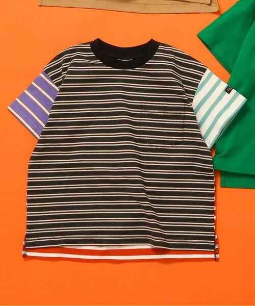 日本直送WEB Exclusive Plain Border Kids T-Shirt
