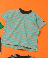 日本直送WEB Exclusive Plain Border Kids T-Shirt - HLY & CHOCCICO