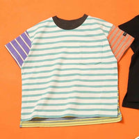日本直送WEB Exclusive Plain Border Kids T-Shirt