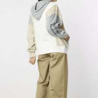 日本直送 【WEB限定】Knit Custom College Hoodie - HLY & CHOCCICO