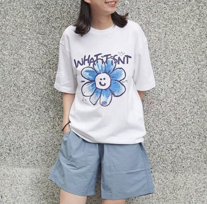 韓國直送What it isNt Flory Graphic Tee - HLY &amp; CHOCCICO