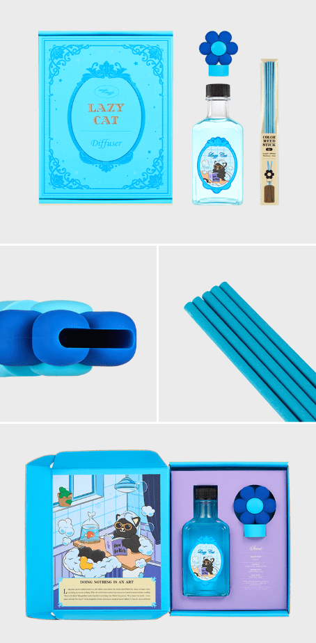 韓國直送Wiggle Wiggle 花花 香薰瓶禮盒裝 - HLY &amp; CHOCCICO