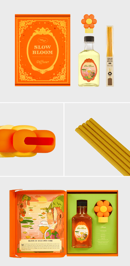 韓國直送Wiggle Wiggle 花花 香薰瓶禮盒裝 - HLY &amp; CHOCCICO