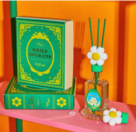 韓國直送Wiggle Wiggle 花花 香薰瓶禮盒裝 - HLY &amp; CHOCCICO