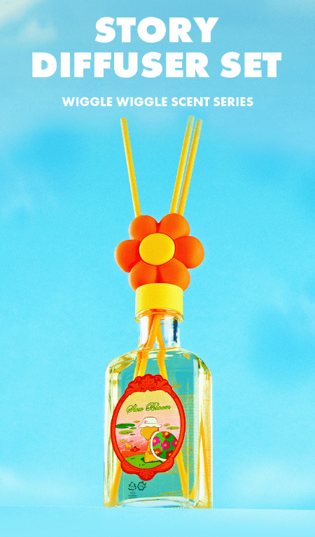 韓國直送Wiggle Wiggle 花花 香薰瓶禮盒裝 - HLY &amp; CHOCCICO