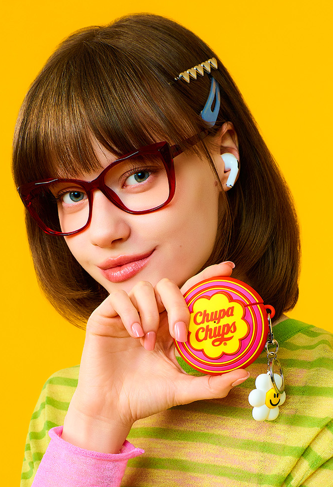 韓國直送Wiggle Wiggle ✖️ Chupa Chups AirPods Case ( 2色 ) - HLY &amp; CHOCCICO