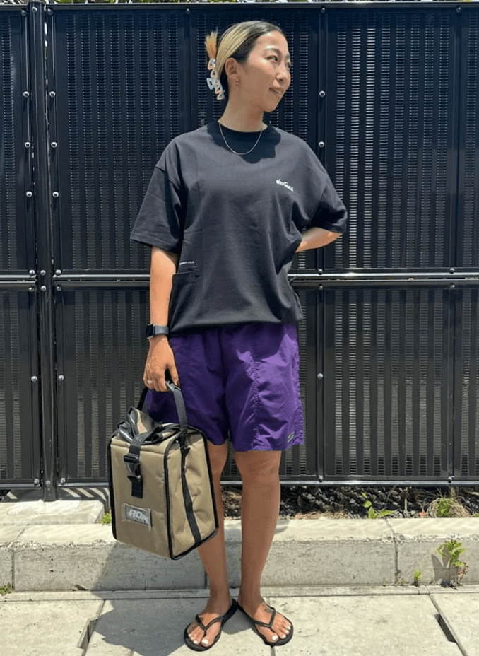 日本直送 Wild Things × Freak's  Store Big Silhouette Side Pocket Crew Neck Tee HLY & CHOCCICO