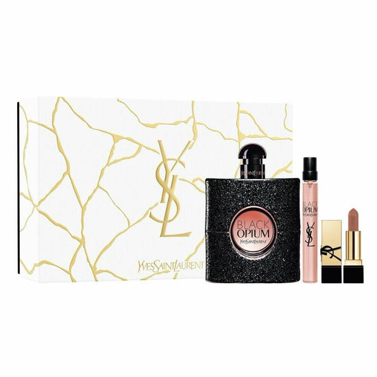 YSL Yves Saint Laurent Limited Edition Black Opium Perfume Lipstick Gift Set 