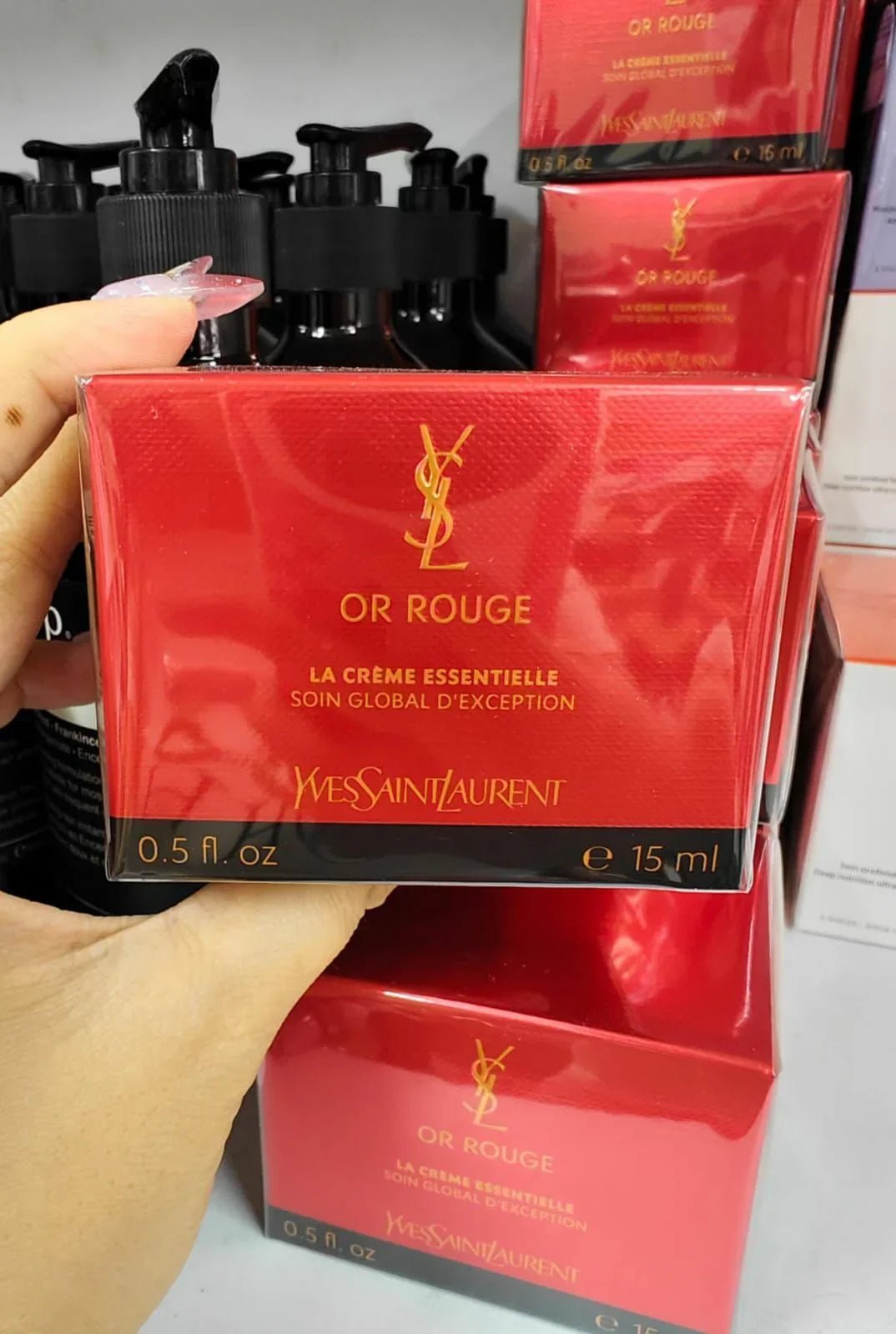 YSL奢級藏金面霜乳霜15ml - HLY &amp; CHOCCICO